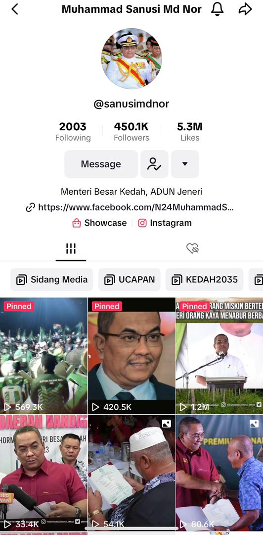 TikTok Sanusi Akhirnya Boleh Diakses