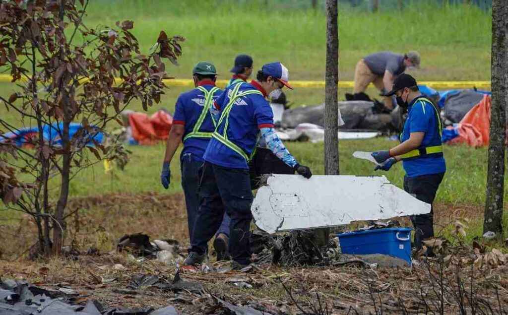 Nahas Pesawat Di Elmina Penyiasat AS Mula Jalankan Siasatan