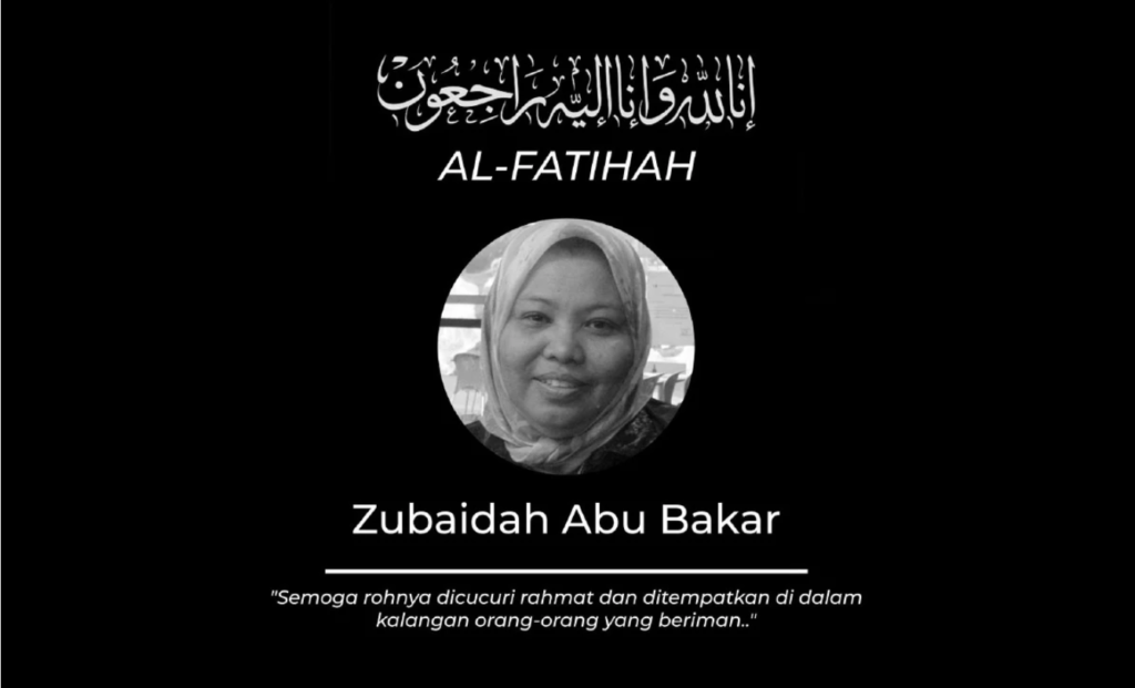 Bekas Wartawan NST Zubaidah Abu Bakar Meninggal Dunia