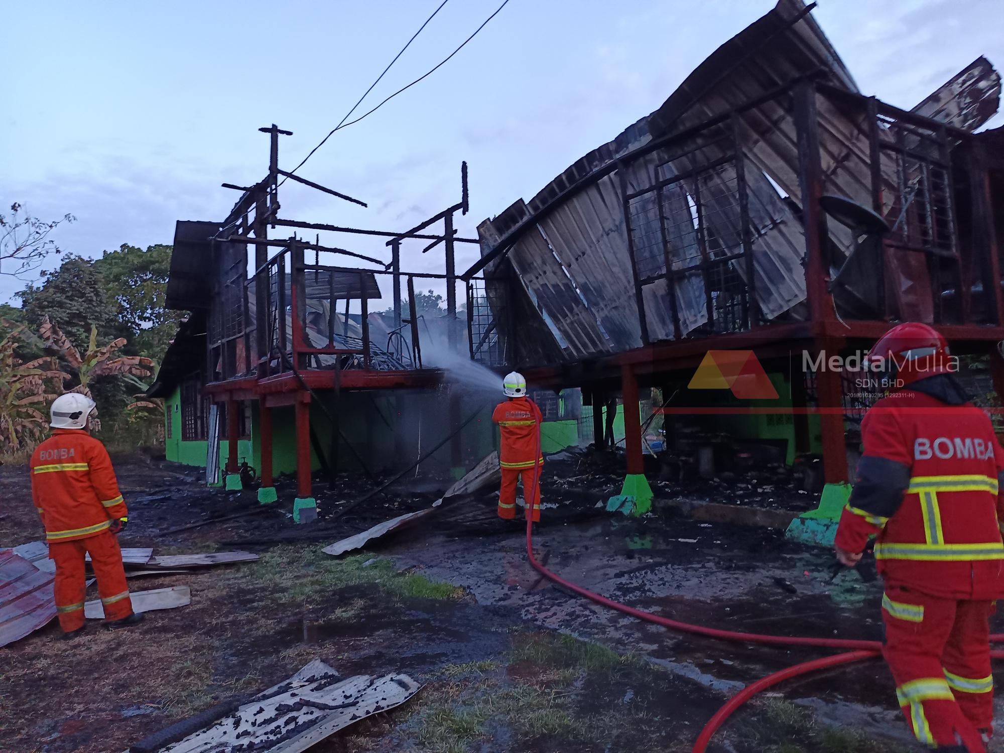 Rumah pusaka 40 tahun musnah dalam kebakaran