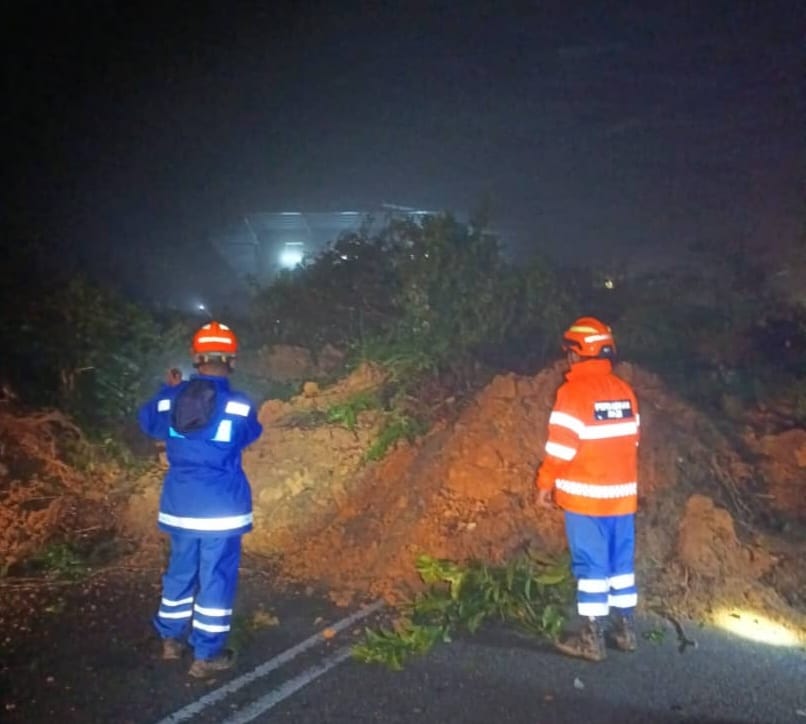 Hujan lebat punca tanah runtuh di Cameron Highlands