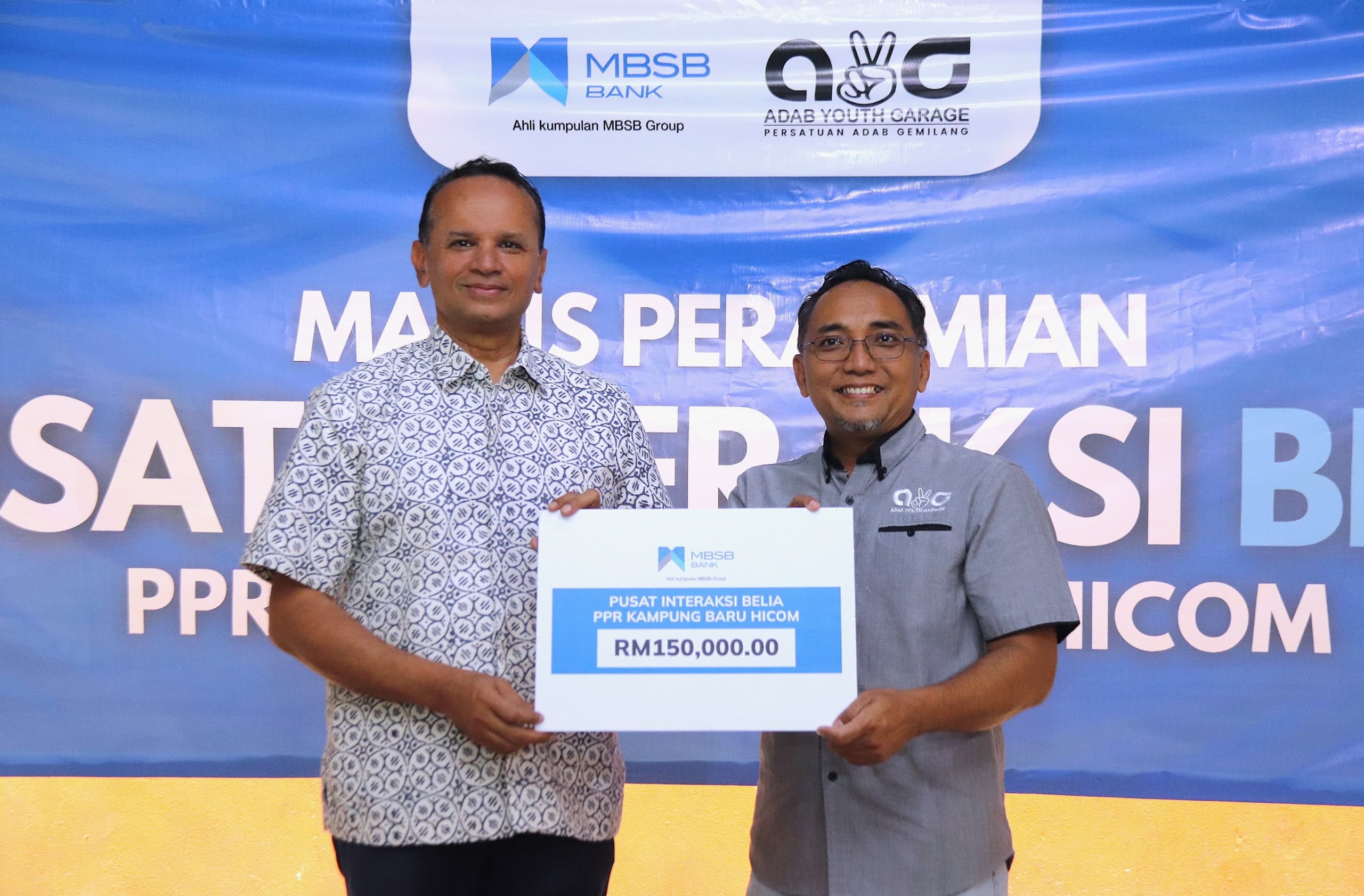 MBSB Bank, Adab Youth Garage luaskan Program Pembangunan Komuniti