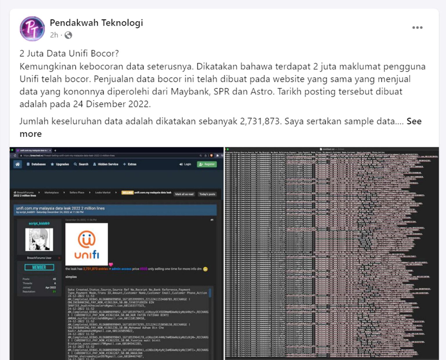 Akta Perlindungan Data Peribadi Perlu Ditambahbaik