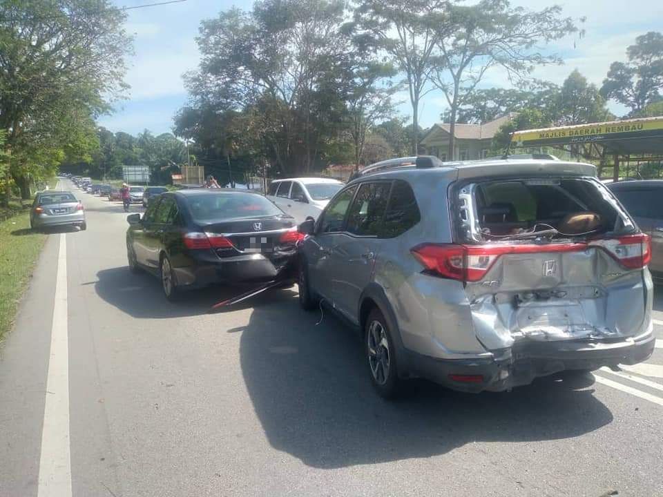 ADUN Kota terbabit nahas tiga buah kenderaan