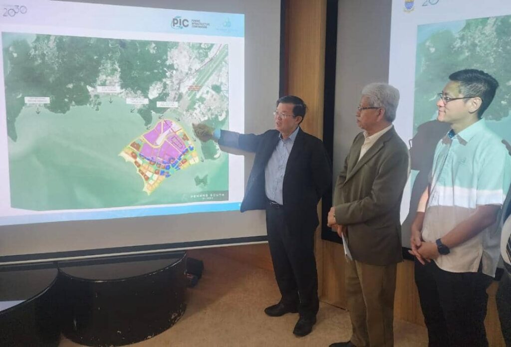 Psi Projek Tambak Laut Selatan Pulau Pinang Kini Dikecilkan Kepada