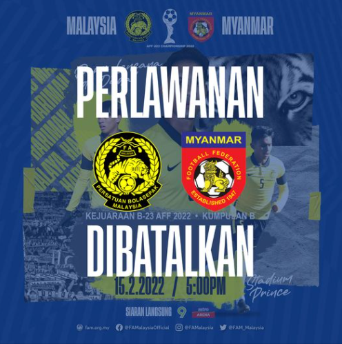 Vs myanmar malaysia Malaysia vs