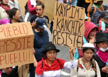 IMF menegaskan langkah yang drastik perlu diambil bagi mengatasi kesan buruk terhadap wanita. - GAMBAR - CRISTINA VEGA/AFP