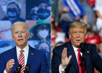 RAKYAT Amerika Syarikat akan membuat pilihan sama ada memilih Donald Trump atau Joe Biden sebagai presiden baharu. - AFP