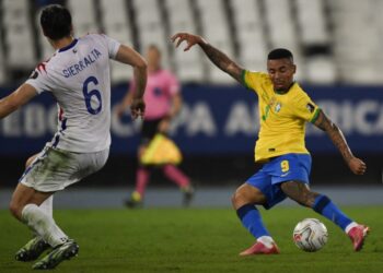 Gabriel Jesus terlepas aksi final Copa America selepas menerima kad merah ketika bertemu Peru.