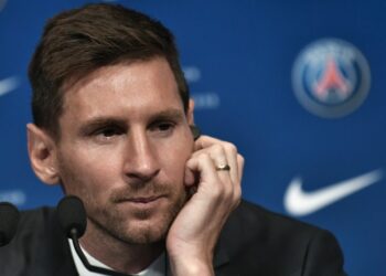 PENYERANG sensasi, Lionel Messi sudah menjalani latihan pertamanya dengan PSG dan akan berada dalam senarai untuk aksi menentang Strasbourg.- AFP