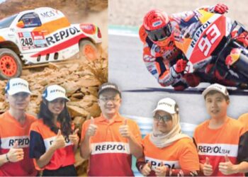 Pasukan REPSOL sedia membawa jenama minyak pelincir itu ke pasaran tempatan.