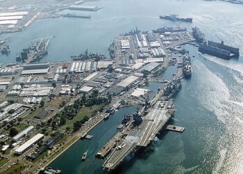 GAMBAR menunjukkan pangkalan tentera AS di Subic Bay, Filipina. -AGENSI