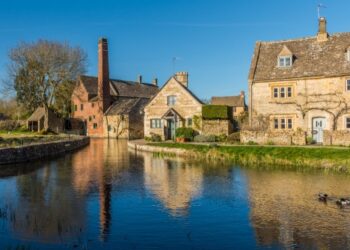 PEMANDANGAN indah, damai dan tenang dapat dilihat di Gloucestershire. -AGENSI