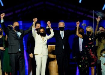 JOE Biden dan Kamala Harris dinamakan sebagai 'Individu Pilihan 2020' oleh majalah Time. - AFP