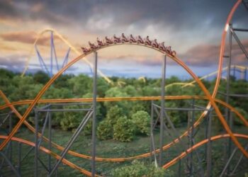 THE Jersey Devil bakal menjadi roller coaster terpanjang, terlaju dan tertinggi di dunia. AGENSI