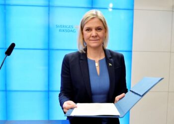 MAGDALENA Andersson merupakan wanita pertama dilantik sebagai Perdana Menteri Sweden. - AFP