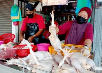 HARGA ayam dan daging sentiasa naik ketika bulan puasa dan menjelang Hari Raya Aidilfitri. – GAMBAR HIASAN/NOOR HASLIZA NUSI