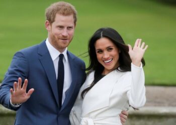 PUTERA Harry bersama isterinya, Meghan Markle