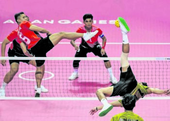 ARENA sukan sepak takraw memerlukan pemimpin  berwibawa yang mampu mengangkat nama Malaysia ke persada antarabangsa. – GAMBAR HIASAN/AFP