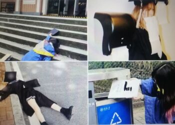 ANTARA gambar graduasi pelajar universiti di China yang tular baru-baru ini.-AGENSI