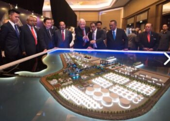 PROJEK  Pelabuhan Antarabangsa Kuala Linggi (KLIP) yang diumumkan sejak 2016 sehingga kini masih belum dimulakan. – GAMBAR MEDIA SOSIAL