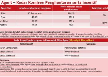 Infografik pendapatan diterima oleh  penghantar makanan sebuah restoran makanan segera.