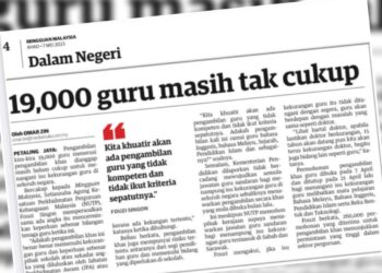 KERATAN laporan Utusan Malaysia.