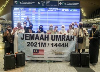 KUARANTIN jemaah umrah ditanggung oleh kerajaan. - UTUSAN/FAISOL MUSTAFA