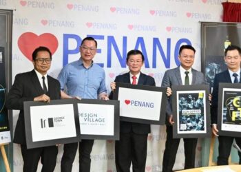 CHOW Kon Yeow pada sidang akhbar di George Town, Pulau Pinang semalam mengenai GTF 2023 yang akan berlangsung pada 15 hingga 30 Julai depan.