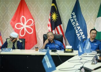 KEKECOHAN dalam kalangan parti komponen Perikatan Nasional (PN) jelas menunjukkan tiada permuafakatan ikhlas. – UTUSAN/AFIQ RAZALI