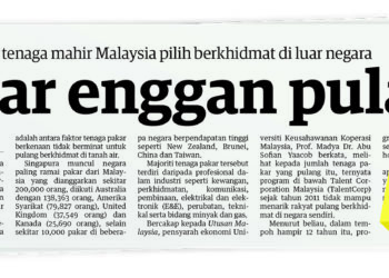 Laporan Utusan Malaysia 10 Julai 2023.