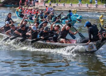 PERLUMBAAN Perahu Naga 2023 di RIC, Pengkalan Rama, Melaka.