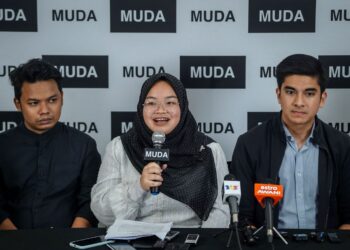 PARTI Ikatan Demokratik Malaysia (MUDA) mempunyai corak kepimpinan tersendiri yang lebih menekankan politik baharu. – UTUSAN/ FARIZ RUSADIO