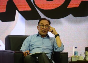 Perdana Menteri, Datuk Seri Anwar Ibrahim di Kuantan semalam.