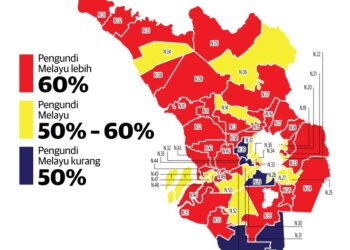 KOMPOSISI pengundi Melayu di Selangor. - GRAFIK UTUSAN