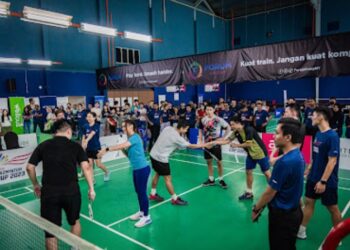 SEBAHAGIAN peserta yang menyertai Astro Badminton Cup 2023. - IHSAN ASTRO