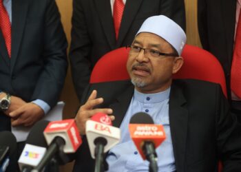 MOHD. Nassuruddin Daud  semasa sidang media  selepas pengumuman portfolio Ahli Majlis Mesyuarat Kerajaan (Exco) Negeri Kelantan di Kompleks Kota Darulnaim, Kota Bharu, Kelantan hari ini-UTUSAN/KAMARUL BISMI KAMARUZAMAN