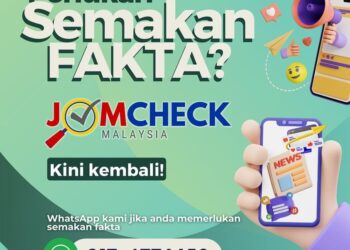 JOMCHECK adalah platform semakan fakta yang menggabungkan ahli akademik, media dan masyarakat awam.