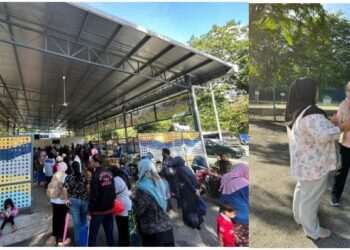 PENGLIBATAN komuniti dengan kerjasama PERTIWI di Pusat Khidmat Gelandangan Medan Tuanku, Chow Kit, Kuala Lumpur.