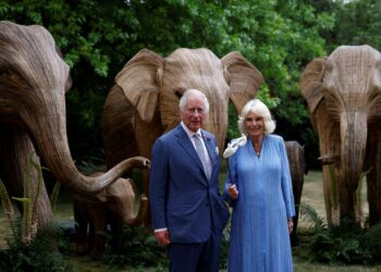 RAJA Charles III dan isterinya, Camilla. - AFP