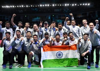 KEJAYAAN mucul juara Piala Thomas tahun lalu meletakkan India sebagai pilihan untuk muncul juara berpasukan lelaki dalam Sukan Asia di Hangzhou.