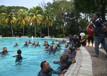 SEBAHAGIAN peserta program Ocean Ranger yang diadakan di sebuah hotel di Seremban baru-baru ini.