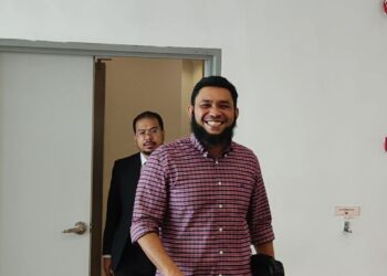 WAN Muhammad Azri Wan Deris hadir di Mahkamah Majistret Kajang bagi keputusan kes mendatangkan kecederaan ke atas Syed Saddiq Syed Abdul Rahman. UTUSAN/NORLIZAH ABAS