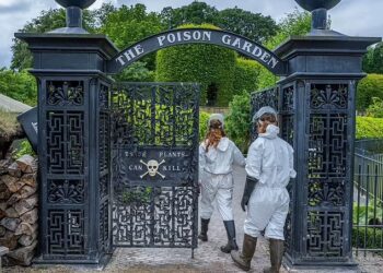 POISON Garden terletak di Istana Alnwick di Northumberland, UK.-AGENSI