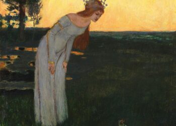 LUKISAN Das Marchen vom Froschkonig karya Franz von Stuck.-AGENSI