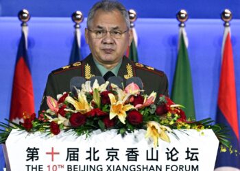 SERGEI Shoigu hadir di Forum Xiangshan di Beijing. - AFP