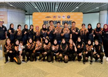 SKUAD Hoki Wanita negara yang telah selesai mengibar cabaran di Sukan Asia Hangzhou.-IHSAN MSN