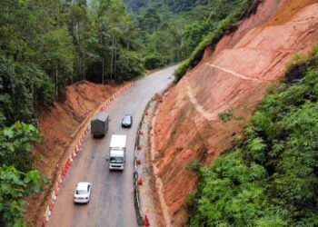 kEADAAN cerun di salah satu laluan di Cameron Highlands