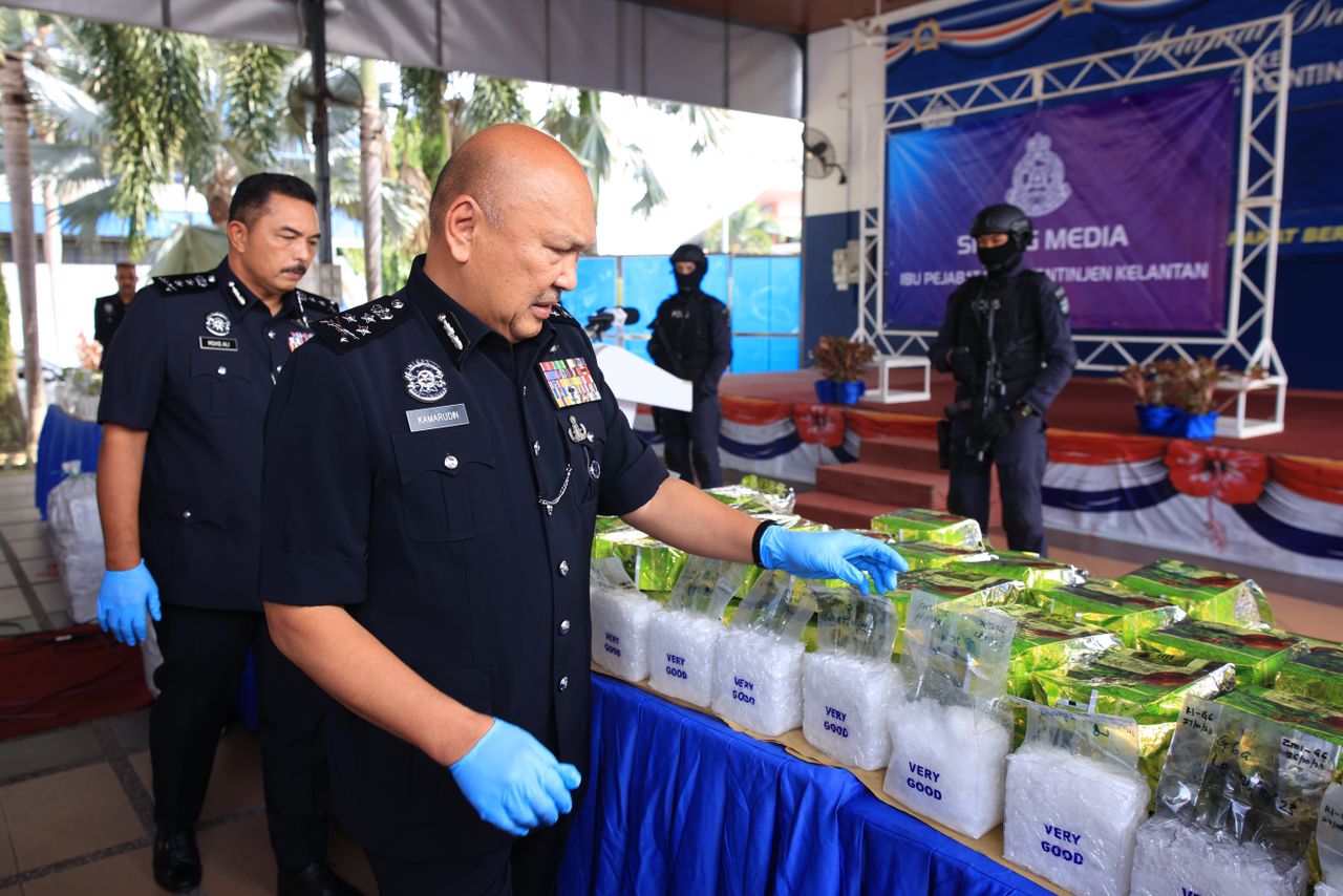 Polis rampas dadah bernilai RM17.2 juta di Kelantan