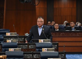 TIONG King Sing berucap semasa menggulung perbahasan Rang Undang-undang (RUU) Perbekalan 2024 di Dewan Rakyat hari ini. GAMBAR JABATAN PENERANGAN MALAYSIA